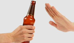 The denial of the use of alcohol